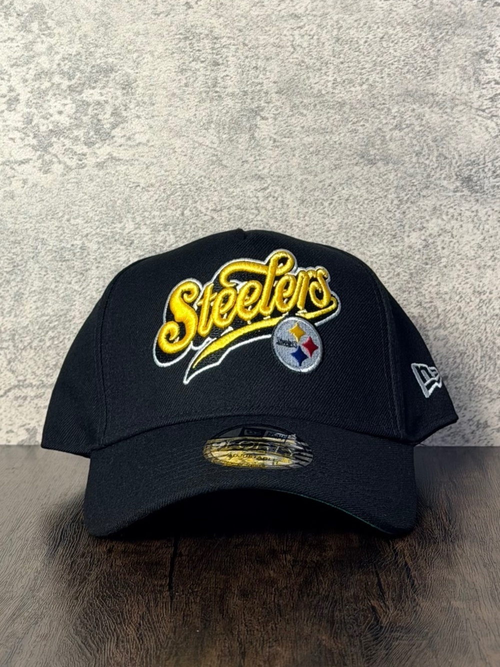 New Era 9FORTY Pittsburgh Steelers Born x Raised Snapback Hat NFL Black NWT